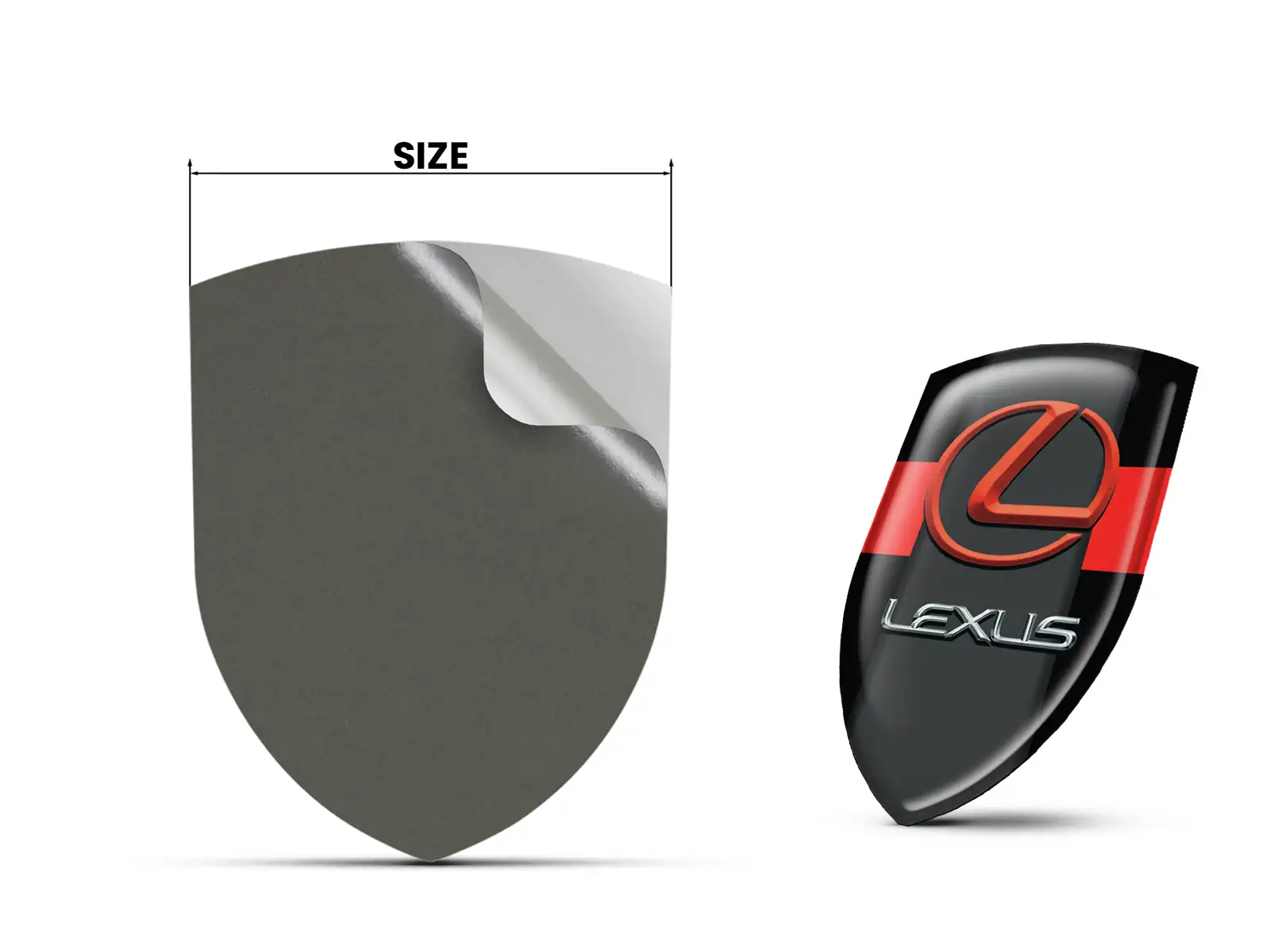 Lexus Pegatinas Silicona Auto Pro Máximo Resistentes Diseño